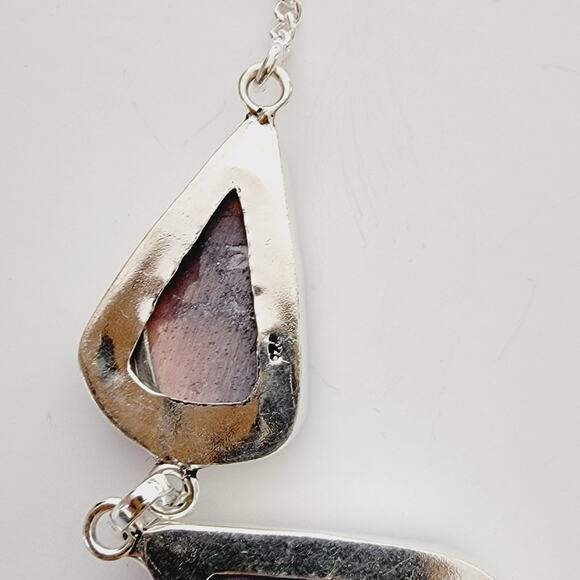 Earthy Jasper Necklace - Sterling Silver Statement Jewelry - Picture 9 of 10